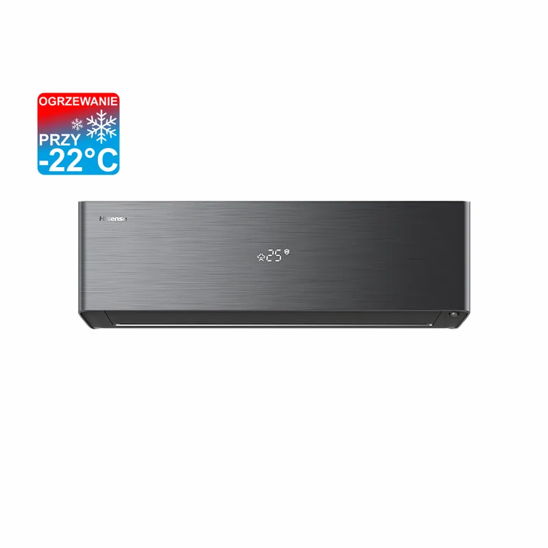 Klimatyzacja Hisense Energy Pro X Black 2.6kW, montaż Rzeszów | nowaKlima.pl
